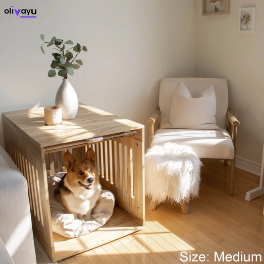 Olivayu™ - Bamboo Dog Crate